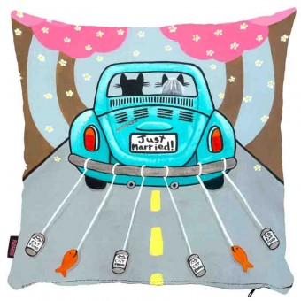 Kedili Yastık Kılıfı-118